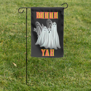 Boooo Yah Weatherproof Halloween Garden Flag