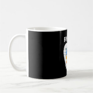 Booooks Halloween Ghost reading books and wearing Coffee Mug