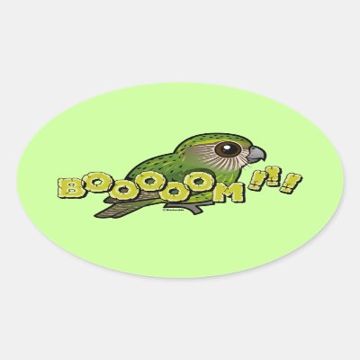 BOOOOM! OVAL STICKER