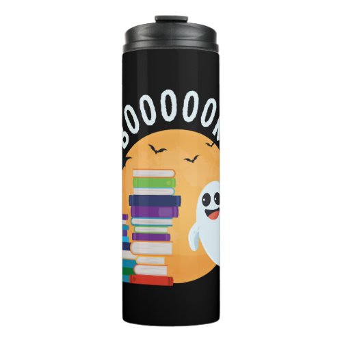 Boooooks Halloween Booooks Cute Halloween Thermal Tumbler