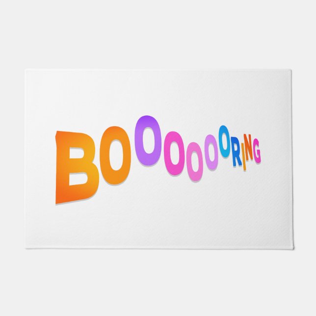 BOOOOORING Rug (Front)