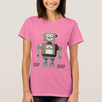 Boop Beep Toy Robot Shirt by DryGoods at Zazzle