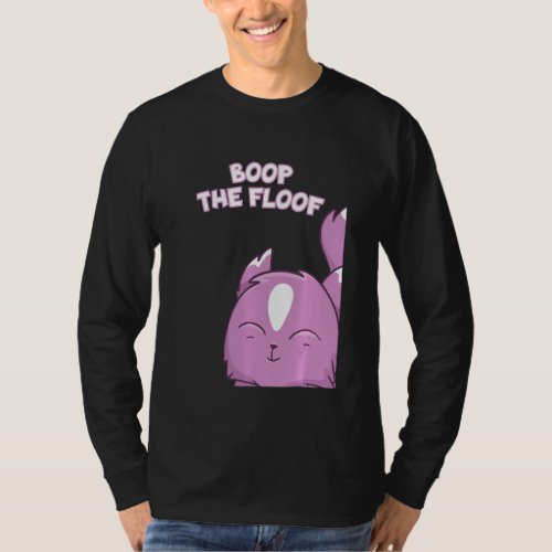 Boop The Floof Cat Costume Persian Cat For Kids Ad T_Shirt