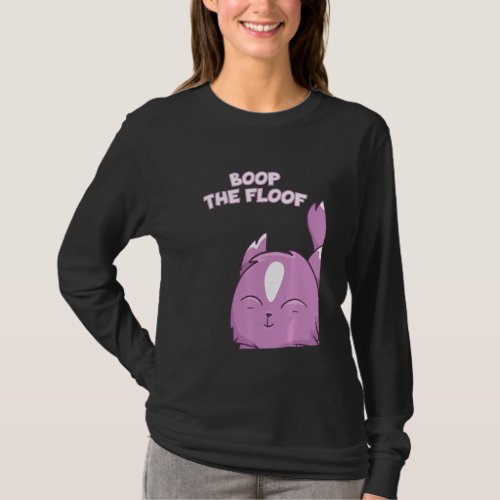 Boop The Floof Cat Costume Persian Cat For Kids Ad T_Shirt
