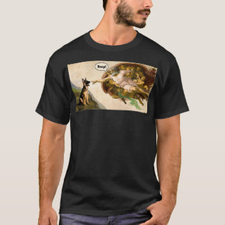 Boop The Snoot of a German Shepherd Funny Dog Meme T-Shirt