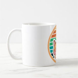 Boop The Snoot Retro Sunset Cat Meme Coffee Mug