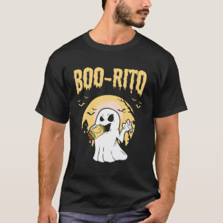 Boorito Funny Ghost Costume Men Women Kids Cool Ha T-Shirt