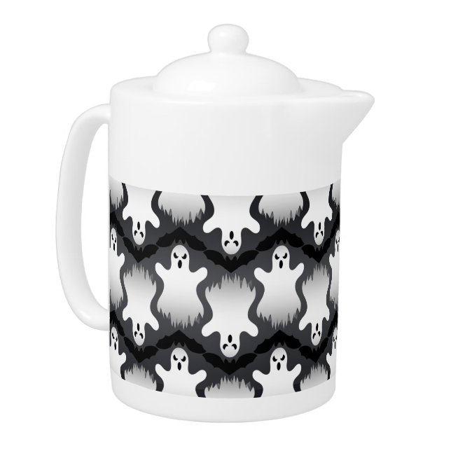 Boos And Bats Teapot (Left)