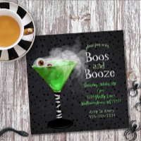 Boos and Booze Adult Halloween Cocktail Party