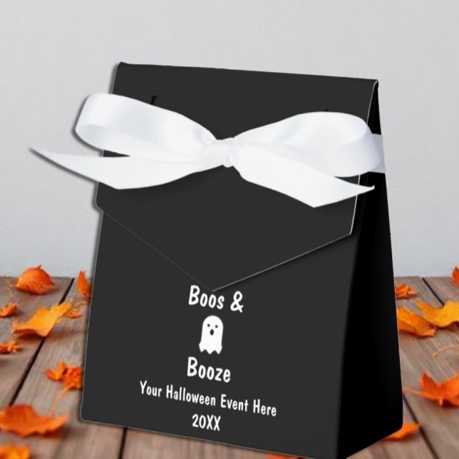 Boos and Booze Halloween Favor Boxes (Creator Uploaded)