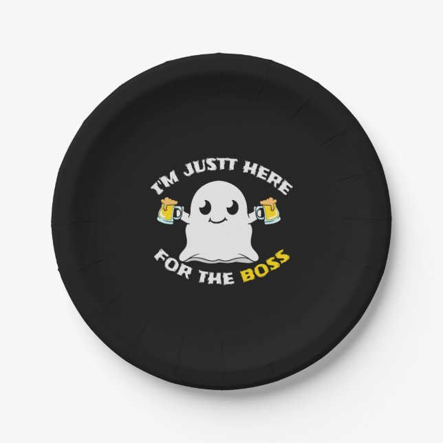 Boos Beer Halloween Halloween Paper Plates (Front)