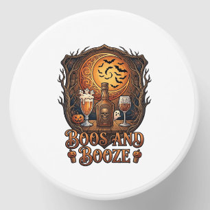 Boos Booze Halloween Skull Bottle Beer Wine Bats M Mini Candle Favors