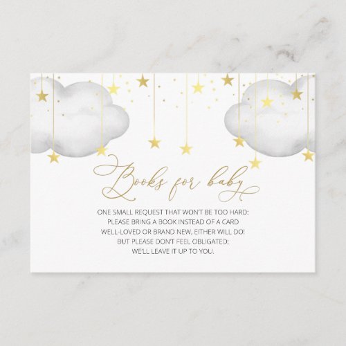 Boos for Baby Insert Twinkle Twinkle Little Star  Enclosure Card