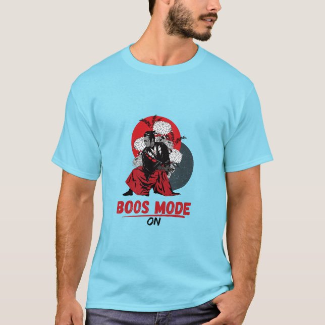 "Boos Mode Samurai" T-Shirt (Front)