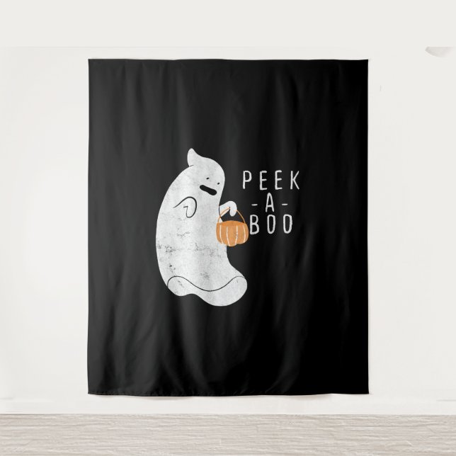 Boos Pumpkin Halloween a Halloween Tapestry (Front)