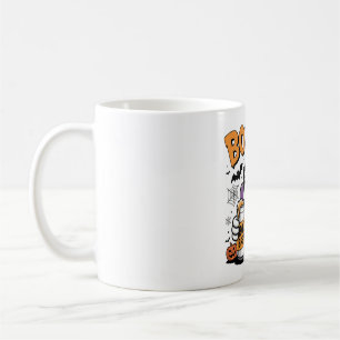Boosch Ghost with Boo Brew Can Art Coffee Mug