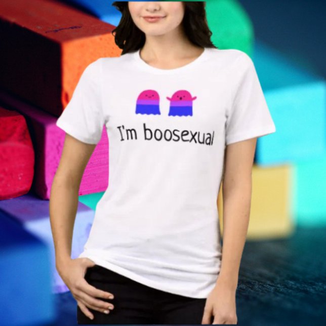Boosexual Ghost Tri-Blend Shirt (Creator Uploaded)