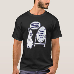 Boosheet Boo Sheet Grumpy Ghost Angry Spook Funny T-Shirt