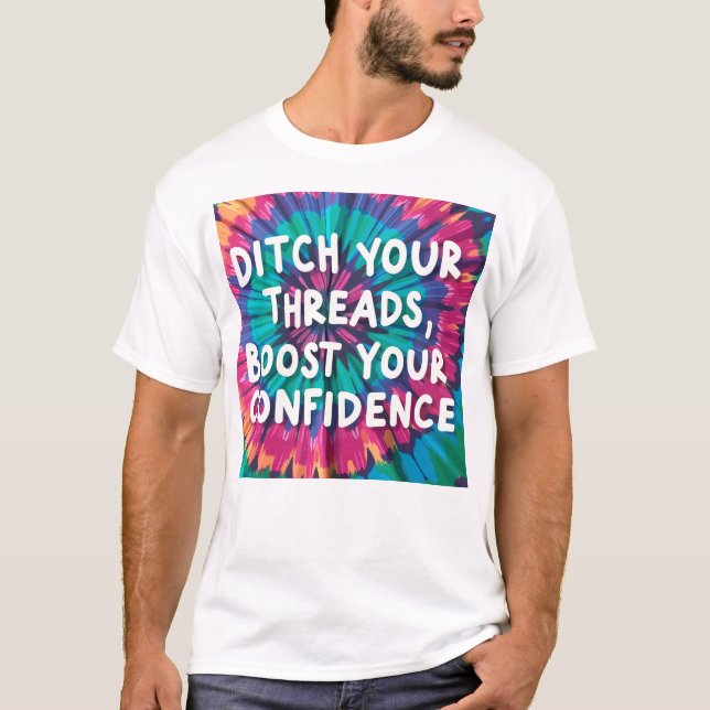 Boost Confidence Tie-Dye Tee (Front)