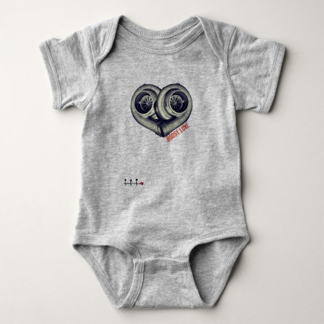BOOST LOVE for Babies Baby Bodysuit (Front)
