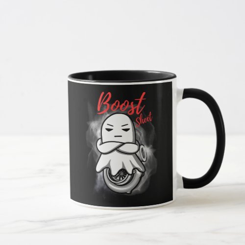 Boost Sheet Funny Halloween Ghost Turbo  Mug