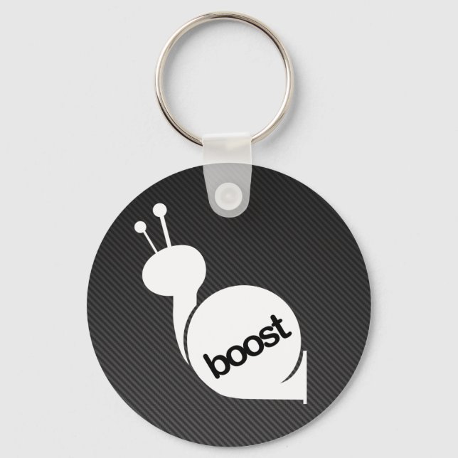 boost snail keychain (Front)