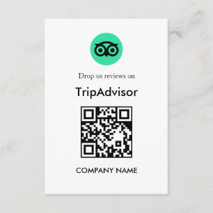 Boost Tripadvisor Reviews QR Feedback Card