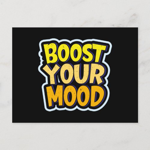 Boost Your Mood Postcard