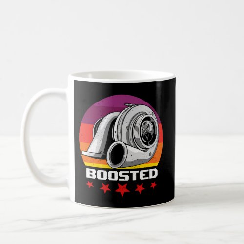 Boosted Turbo Supercharged Boost Car Turbocharger  Coffee Mug