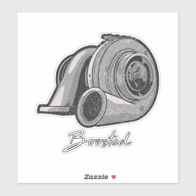 Boosted Turbo Tuning Sticker (Sheet)