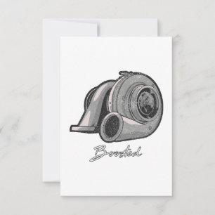 Boosted Turbo Tuning Thank You Card