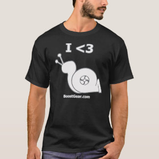 BoostGear - I Heart Turbo Snail T-Shirt