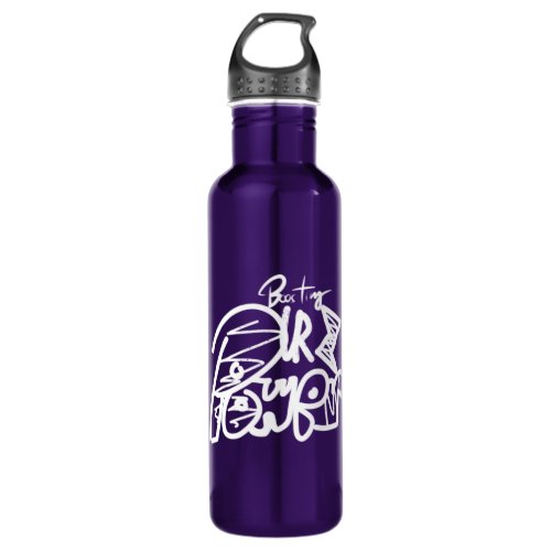 boosting your power inspirational stainless steel water bottle