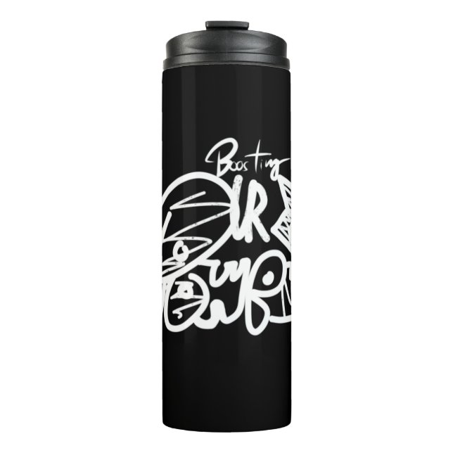 boosting your power thermal tumbler (Front)