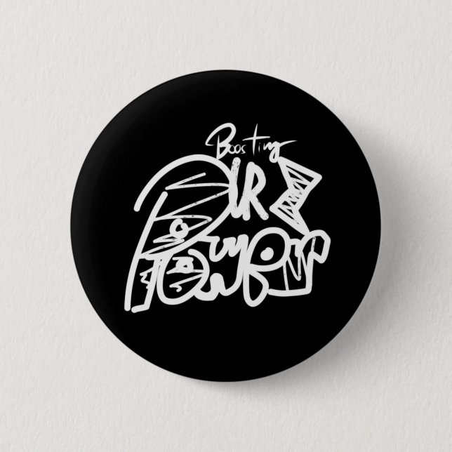 Boosting Your Power Typgraphy Button (Front)
