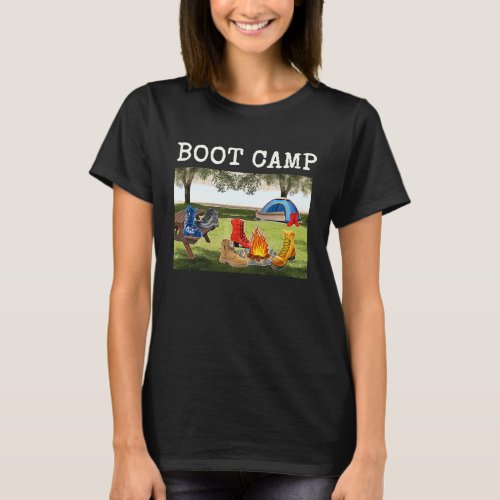 Boot Camp dont Shoot its Footwear worn out and Ki T_Shirt