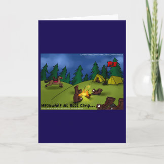 Boot Campfire Tales: A Sole-ful Retreat Card