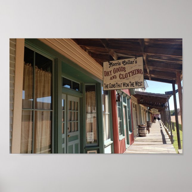 Boot Hill, Front Street, Dodge City, Kansas Poster (Front)