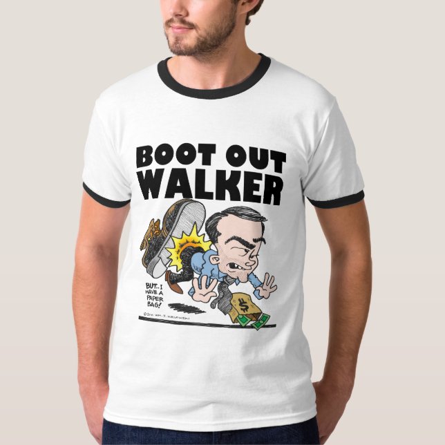 Boot Out Walker T-Shirt (Front)