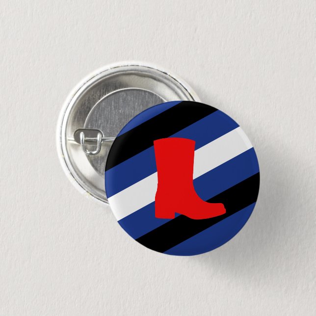 Boot Pride Flag Button (Front & Back)