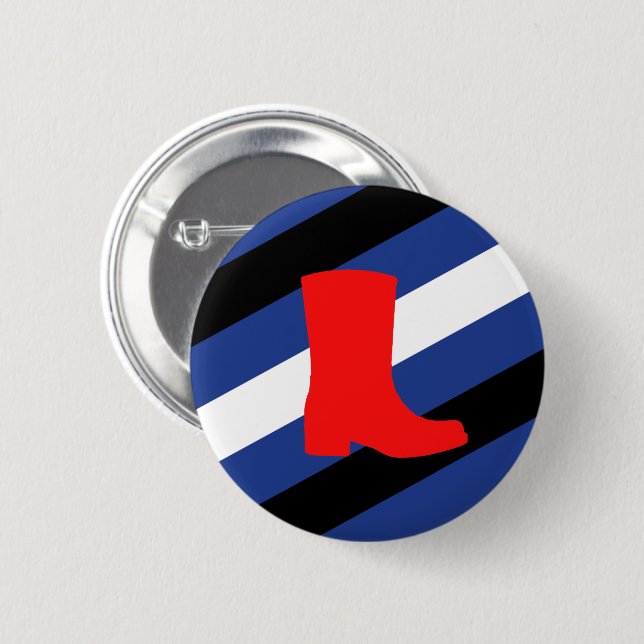 Boot Pride Flag Button (Front & Back)