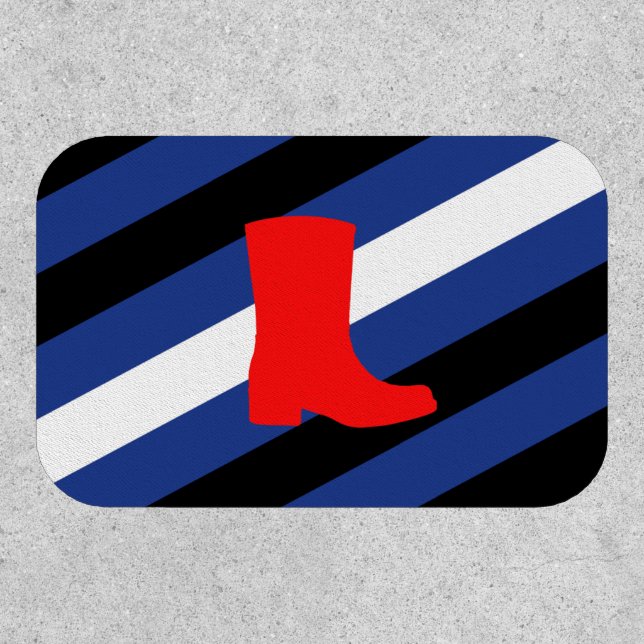 Boot Pride Flag Patch (Front)