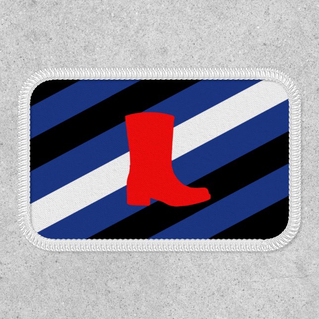 Boot Pride Flag Patch (Front)