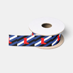 Boot Pride Flag Satin Ribbon