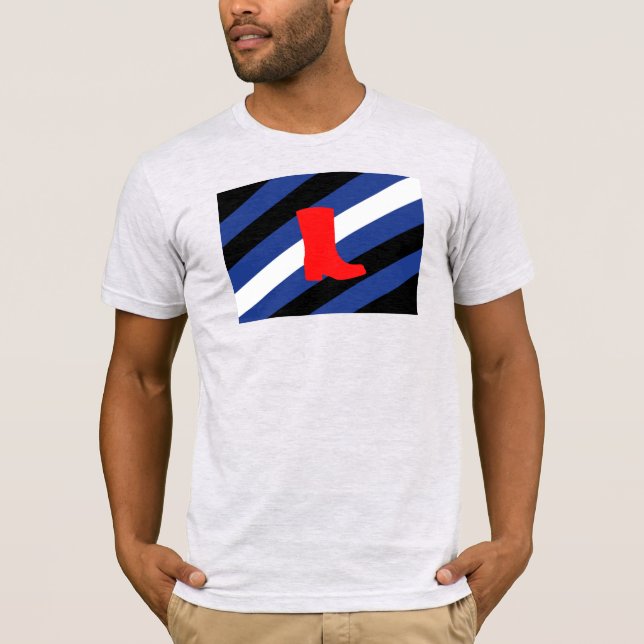 Boot Pride Flag T-Shirt (Front)