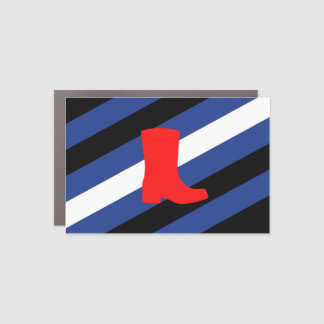 Boot Pride House Flag Car Magnet