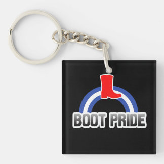 Boot Pride Keychain