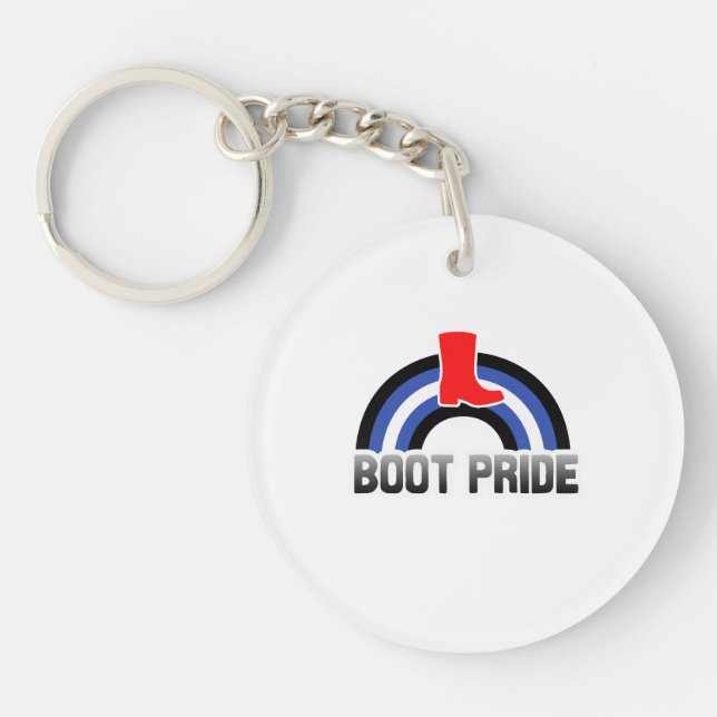 Boot Pride Keychain (Front)