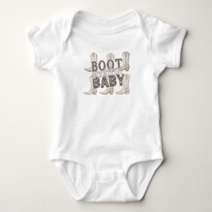 Boot Scootin' Baby - Cowboy/Cowgirl Boots Bodysuit