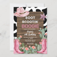 Boot Scootin' Boogie Cowgirl 30th Birthday